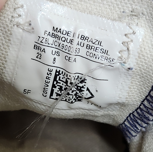 SOLD 🌟 Converse Toddler Blue Denim Double Strap Low Top Unisex Sneakers Size 8 - Picture 11 of 11